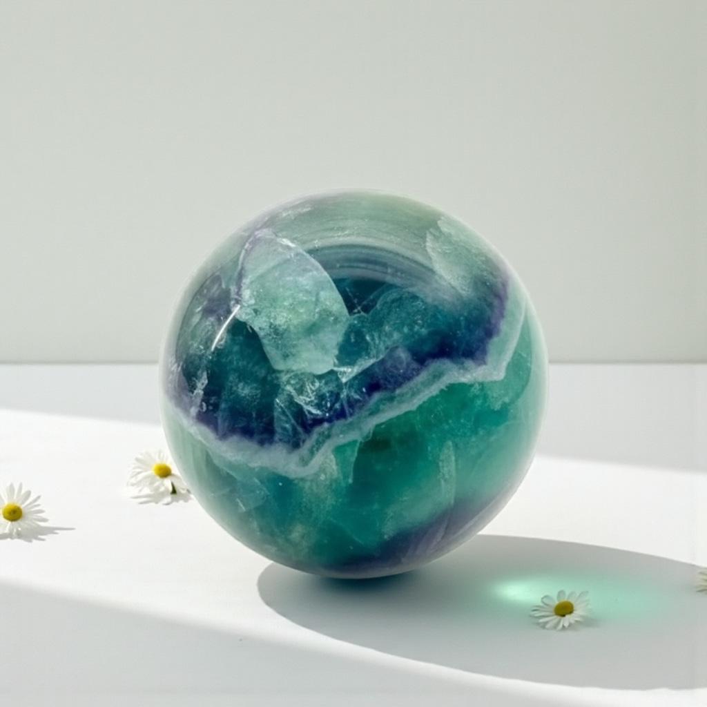 Multi Fluorite Crystal Sphere \ Ball