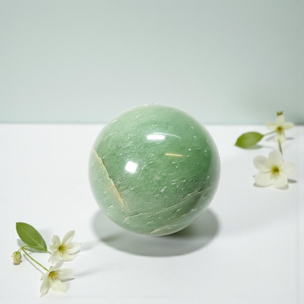 Green Aventurine Crystal Sphere \ Ball