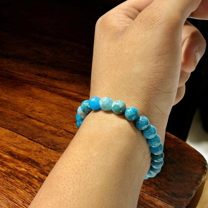 Blue Apatite Bracelet