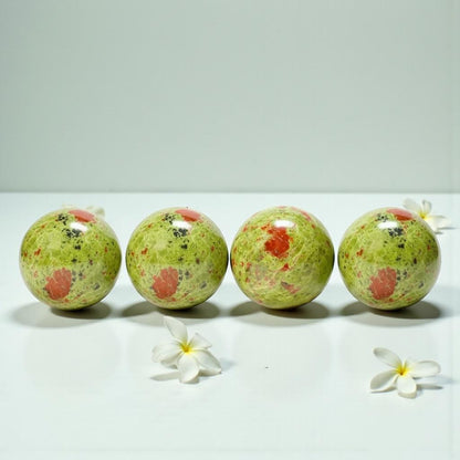 Unakite Crystal Sphere \ Ball