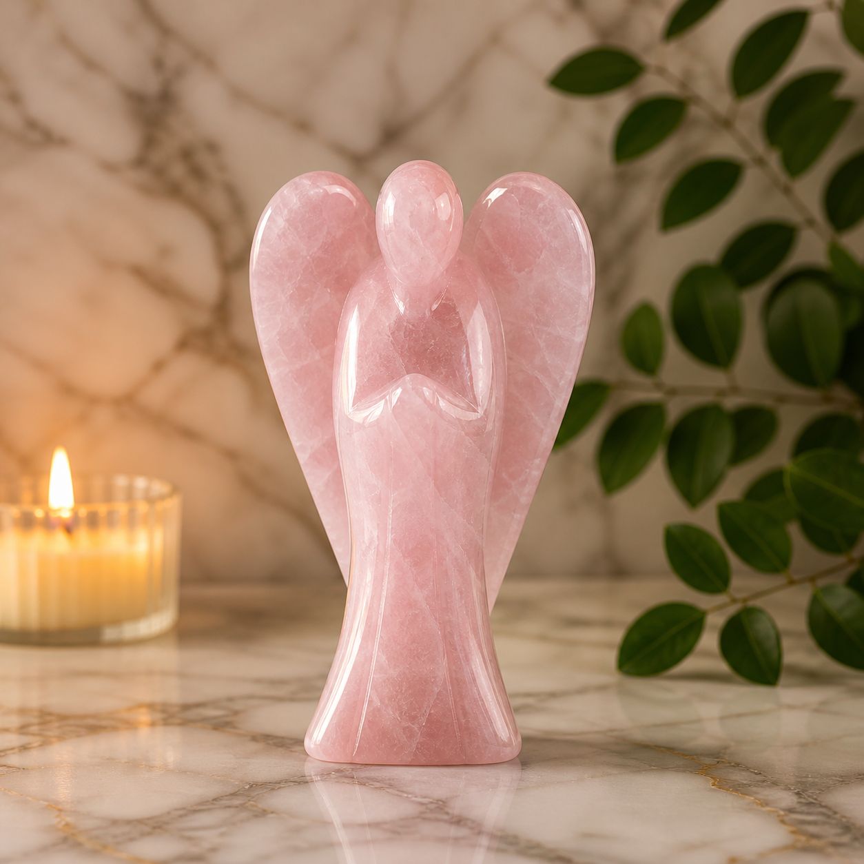 Rose Quartz Angel