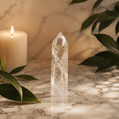 Clear Quartz Tower