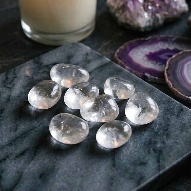 Clear Quartz Tumble Stones