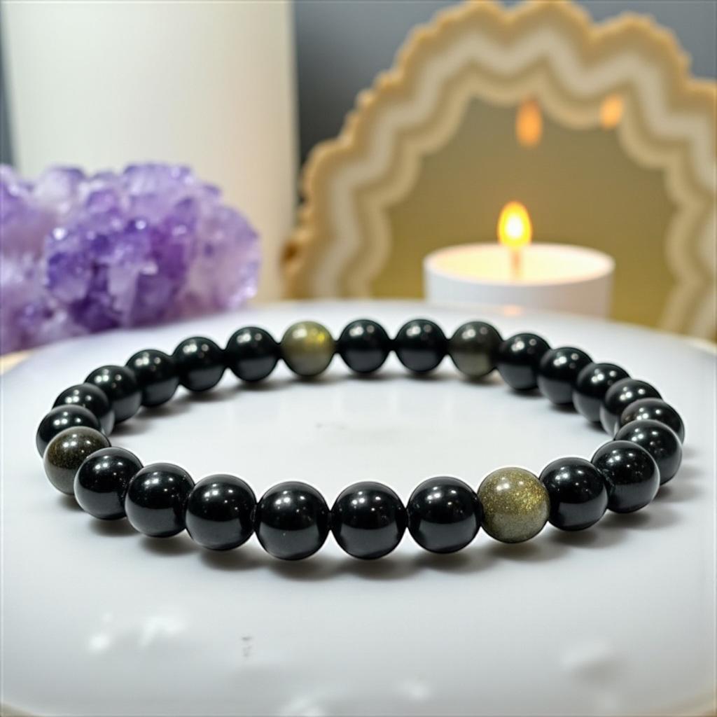 Black Obsidian Bracelet