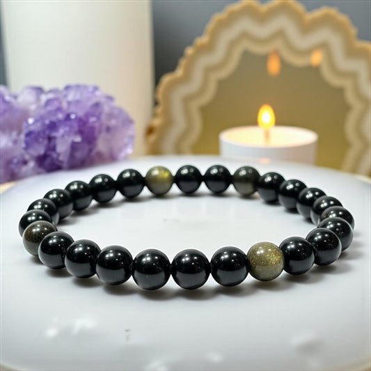 Black Obsidian Bracelet