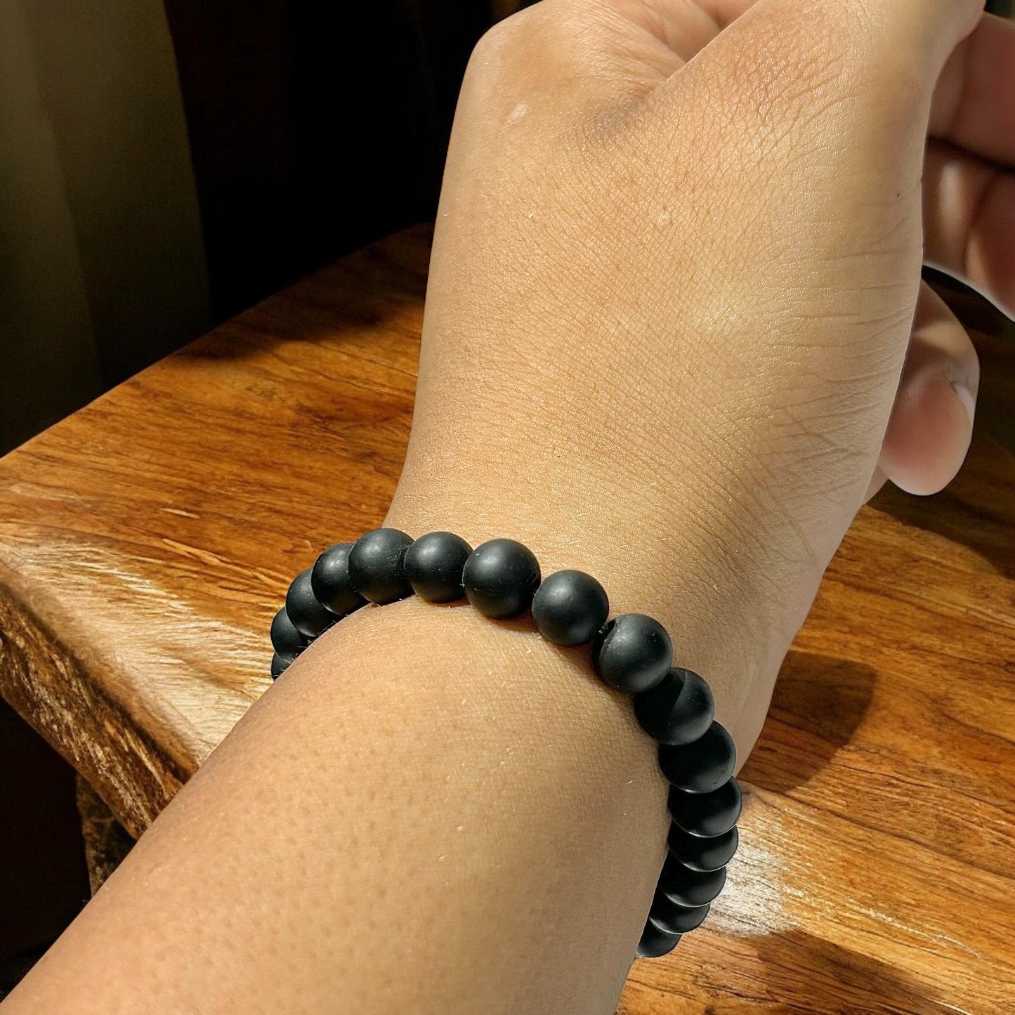 Matte Black Onyx Bracelet