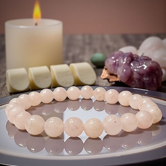 Peach Moonstone Bracelet