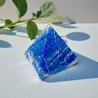 Lapis Lazuli Pyramid for Healing \ Crystal Grid & Vastu or Feng Shui