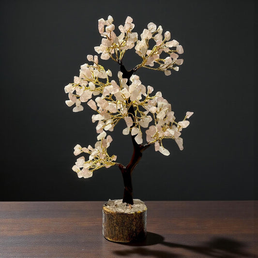 Rose Quartz Crystal Tree