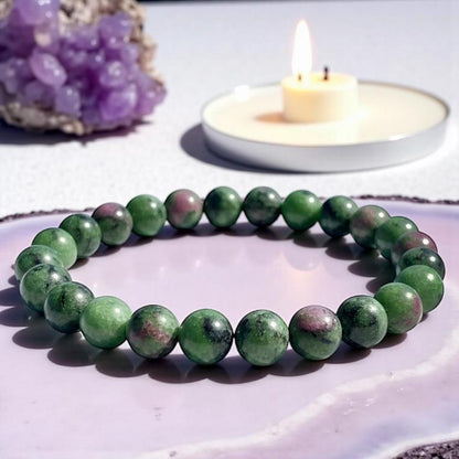 Ruby Zoisite Bracelet