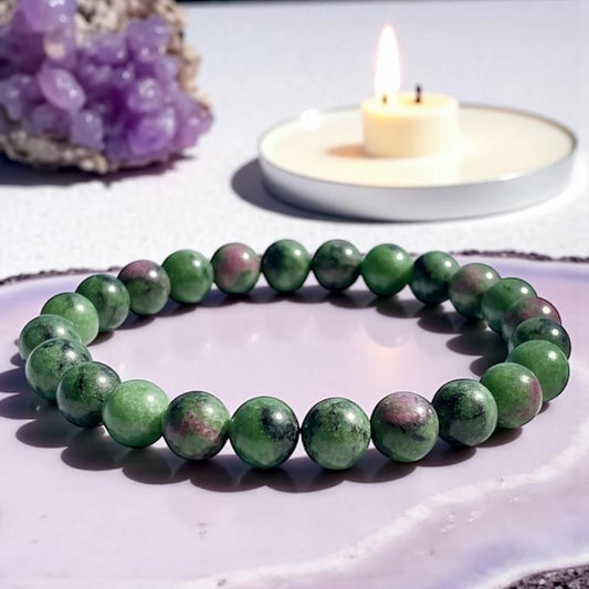 Ruby Zoisite Bracelet