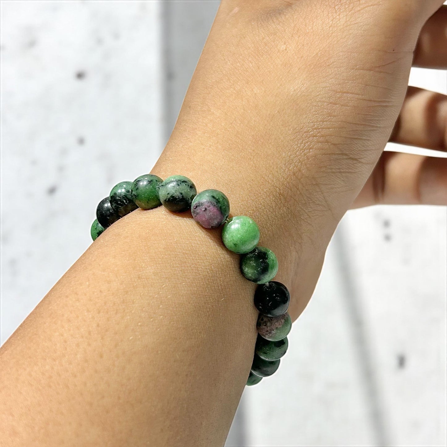 Ruby Zoisite Bracelet