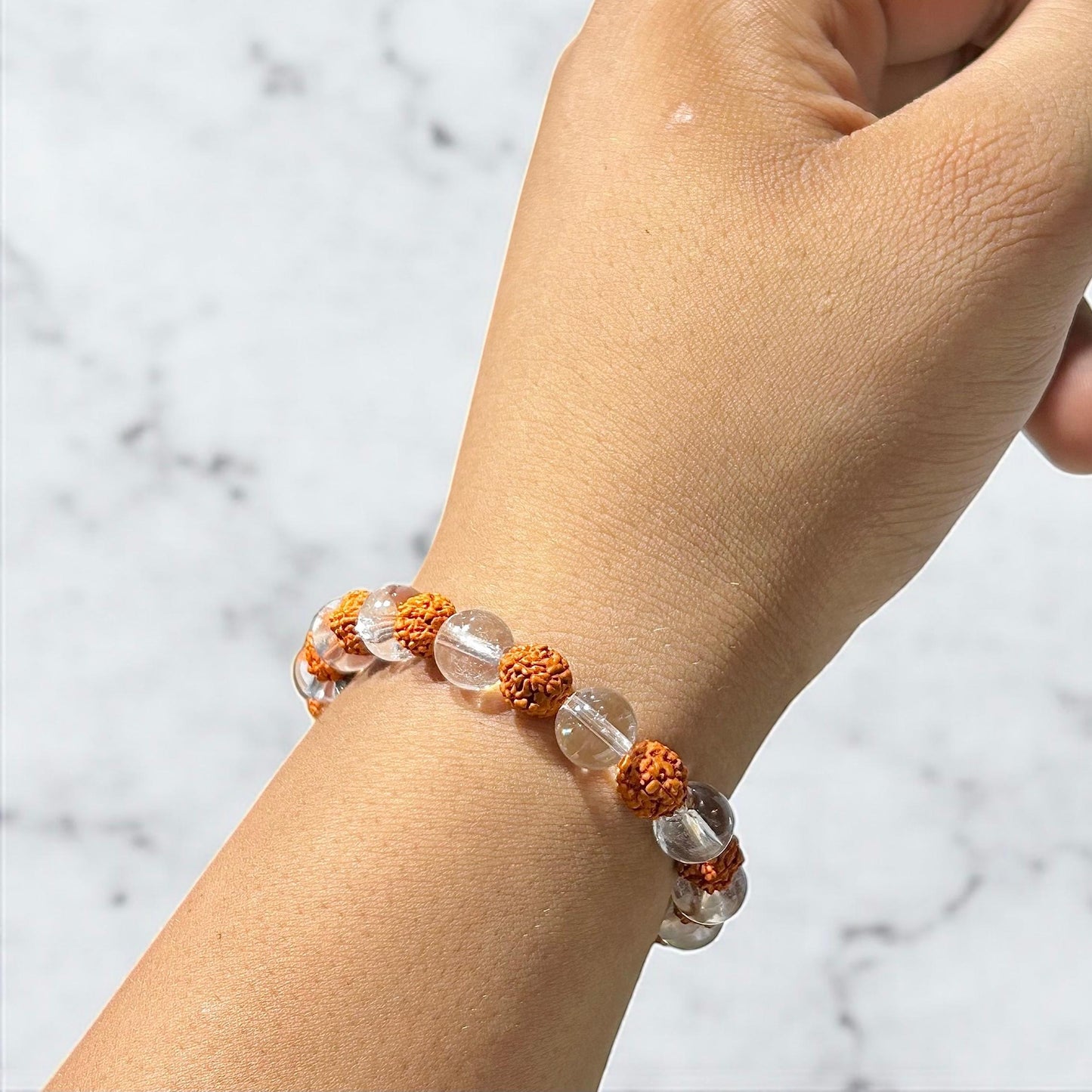 Rudraksha Crystal Bracelet