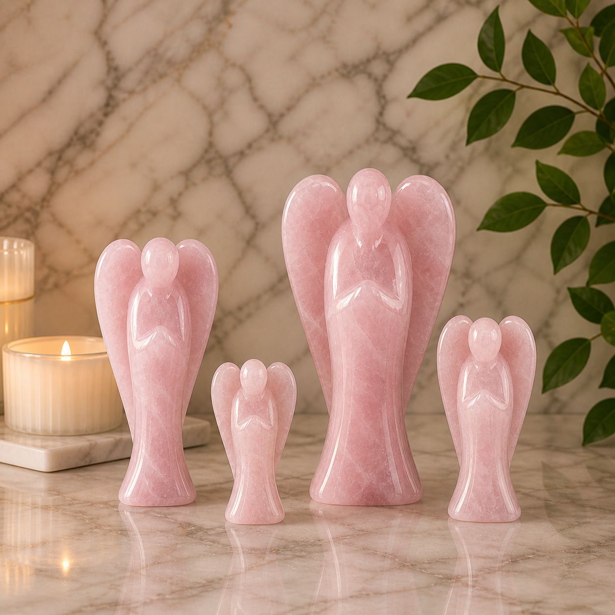 Rose Quartz Angel